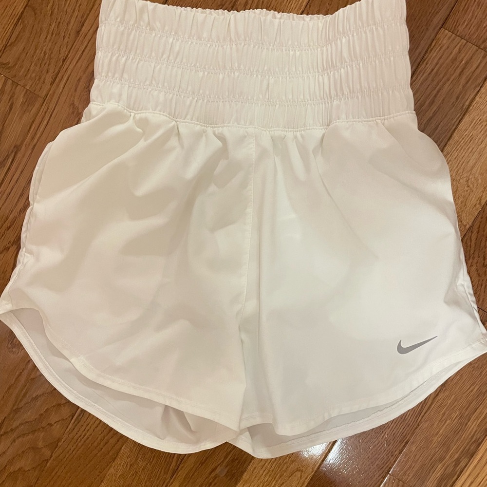 Nike Women's White Athletic Shorts